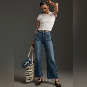 EDWIN Marli High Waist Ankle Wide Leg Jeans Paloma